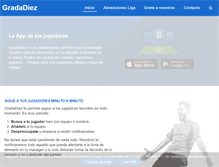 Tablet Screenshot of gradadiez.com